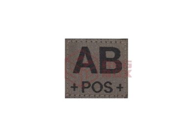 Clawgear AB Pos Bloodgroup Patch RAL7013