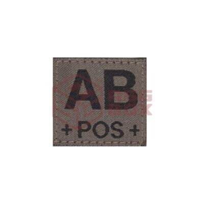 Clawgear AB Pos Bloodgroup Patch RAL7013