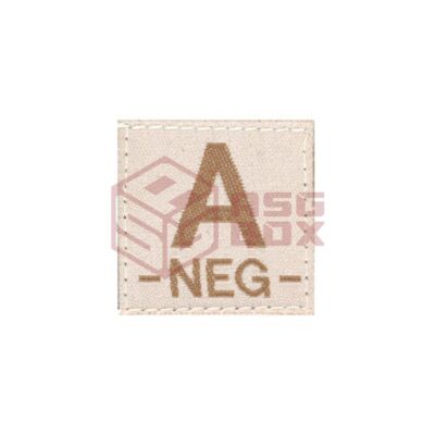 Clawgear A Neg Bloodgroup Patch Desert