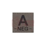 Clawgear A Neg Bloodgroup Patch RAL7013