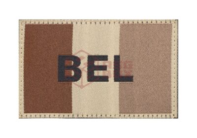 Clawgear Belgium Flag Patch Desert