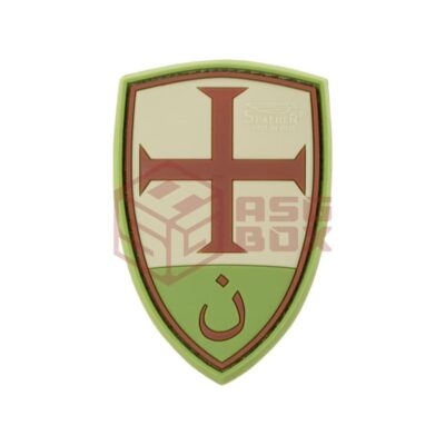JTG Crusader Shield Rubber Patch Green
