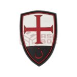 JTG Crusader Shield Rubber Patch Multicolor