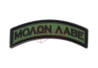 JTG Molon Labe Tab Rubber Patch Forest