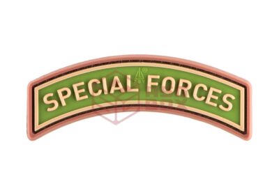 JTG Special Forces Tab Rubber Patch Green