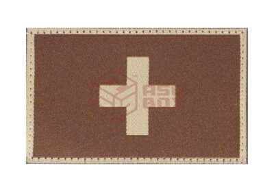 Clawgear Switzerland Flag Patch Desert