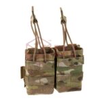 Warrior Double Open Mag Pouch AK 7.62mm Multicam