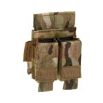 Warrior Direct Action Double Pistol Mag Pouch 9mm Multicam