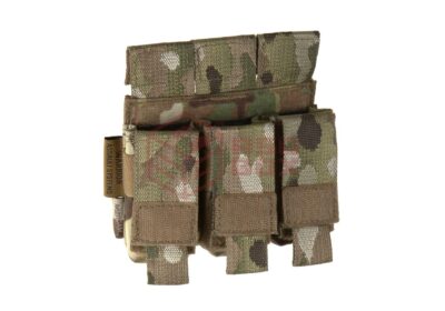 Warrior Direct Action Triple Pistol Mag Pouch 9mm Multicam