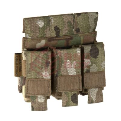 Warrior Direct Action Triple Pistol Mag Pouch 9mm Multicam
