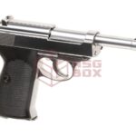 WE P38 Full Metal GBB Silver