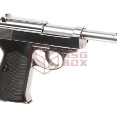 WE P38 Full Metal GBB Silver