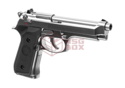 WE M9 V2 Full Metal GBB Silver