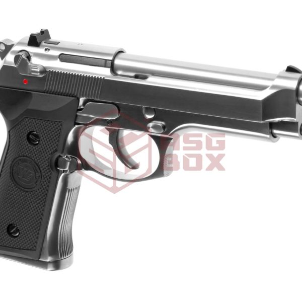 WE M9 V2 Full Metal GBB Silver