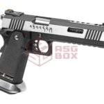 WE Hi-Capa 6 Force A Silver Barrel Full Metal GBB Dual Tone