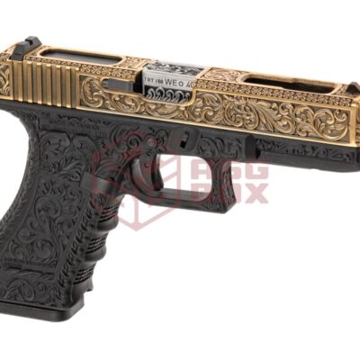 WE WE18C Etched Metal Version GBB Gold