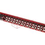 Leapers AR-15 15.3 Inch Super Slim Free Float Handguard M-LOK Black/Red