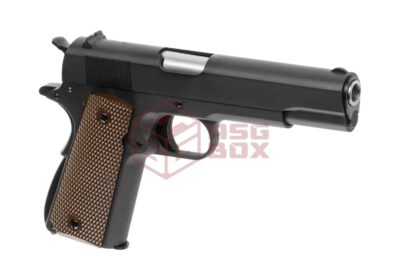 WE M1911 Full Metal V3 GBB Black