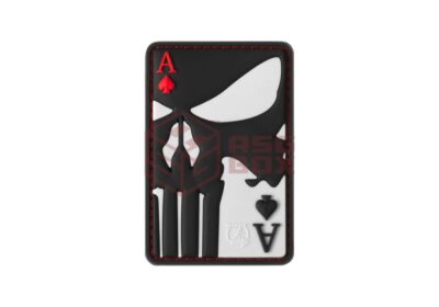 JTG Punisher Ace of Spades Rubber Patch Multicolor