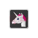 JTG Unicorn Rubber Patch Multicolor