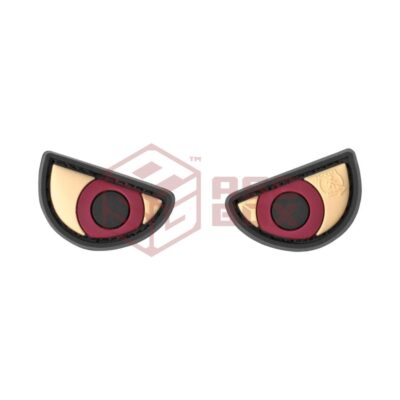 JTG Angry Eyes Rubber Patch Multicolor