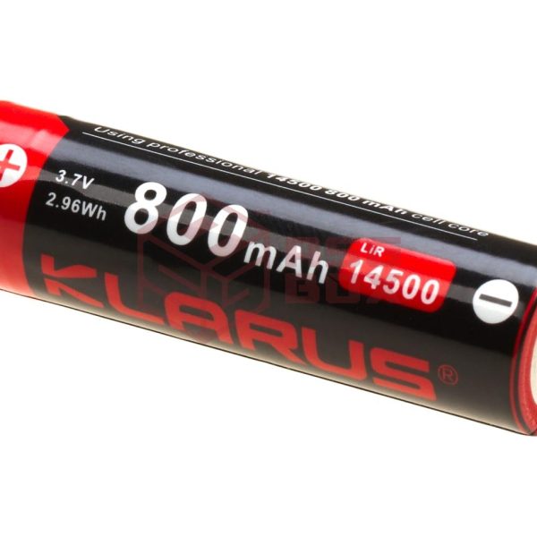 Klarus 14500 Battery 3.7V 920mAh Black