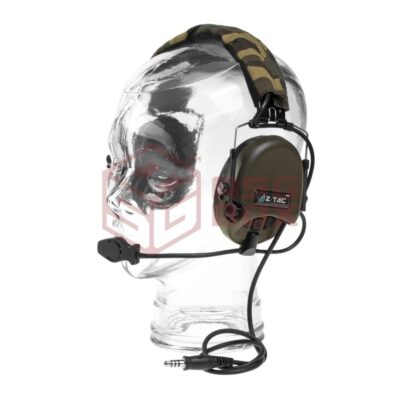 Z-Tactical Tier 1 Headset Military Standard Plug Foliage Green