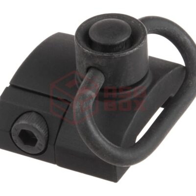 Metal GS Type QD Sling Swivel Rail Mount Black