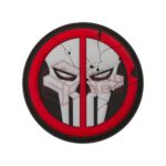 JTG Deathpool Skull Rubber Patch Multicolor