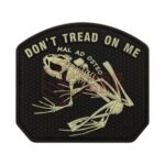 JTG Don't Tread on me Frog Rubber Patch Glow
