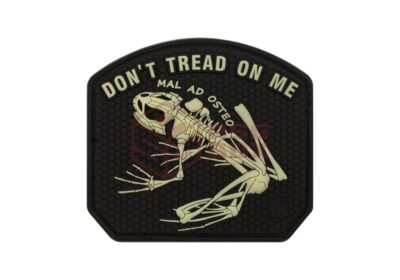 JTG Don't Tread on me Frog Rubber Patch Glow