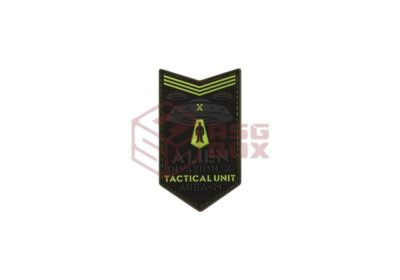 JTG Alien Invasion Tactical Unit Rubber Patch Glow