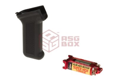 Ares Super High Torque Slim Motor + AK Slim Pistol Grip Black
