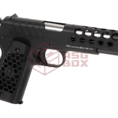 WE M1911 Hex Cut Full Metal GBB Black