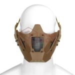 Pirate Arms Warrior Steel Half Face Mask Tan
