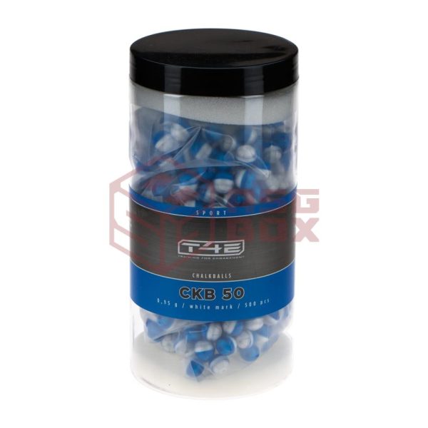 T4E .50 Sport CKB 50 Chalk Balls 0.95g 500rds White