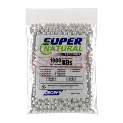 Geoffs 0.36g Bio BB Super Natural Precision 1000rds White