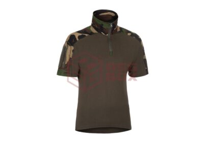 Invader Gear Combat Shirt Short Sleeve Woodland XL