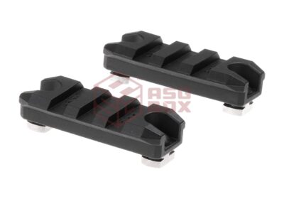 Amoeba 2 Inch M-LOK Plastic Rail 2-Pack Black