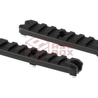 Amoeba 3.5 Inch M-LOK Plastic Rail 2-Pack Black