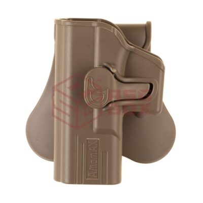 Amomax Paddle Holster for G19 / G23 / G32 Left Dark Earth
