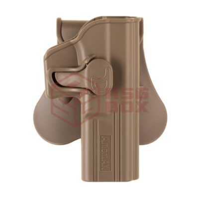Amomax Paddle Holster für Glock 17 / KWA ATP / APS ACP Dark Earth