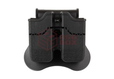 Amomax Double Mag Pouch für WE / KJW / KWA / TM 1911 Black