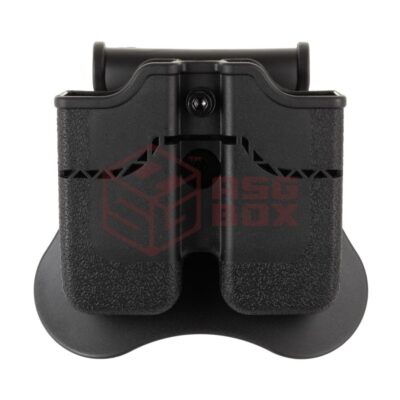 Amomax Double Mag Pouch für WE / KJW / KWA / TM 1911 Black