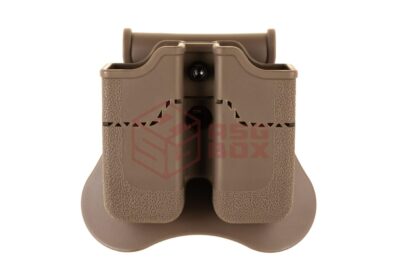 Amomax Double Mag Pouch für Px4 / P30 / USP / USP Compact Dark Earth