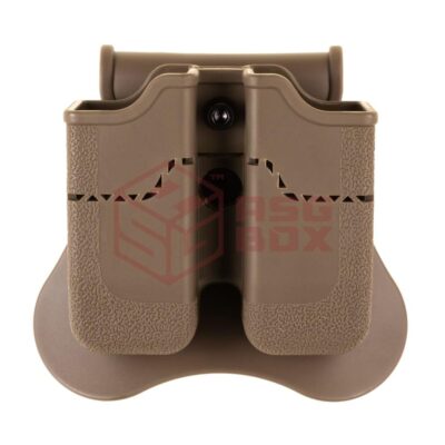 Amomax Double Mag Pouch für Px4 / P30 / USP / USP Compact Dark Earth