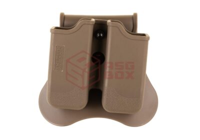 Amomax Double Mag Pouch für P226 / M9 / CZ P-09 Dark Earth