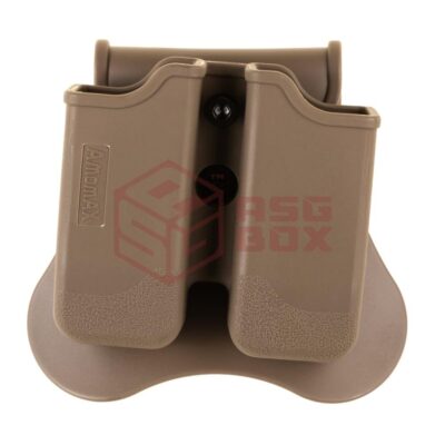 Amomax Double Mag Pouch für P226 / M9 / CZ P-09 Dark Earth