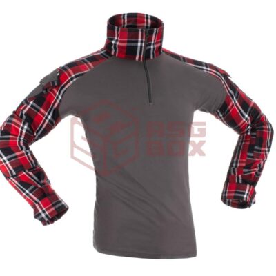 Invader Gear Flannel Combat Shirt Red L