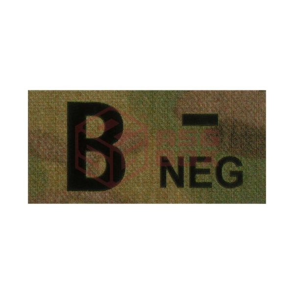 Clawgear B Neg IR Patch Multicam
